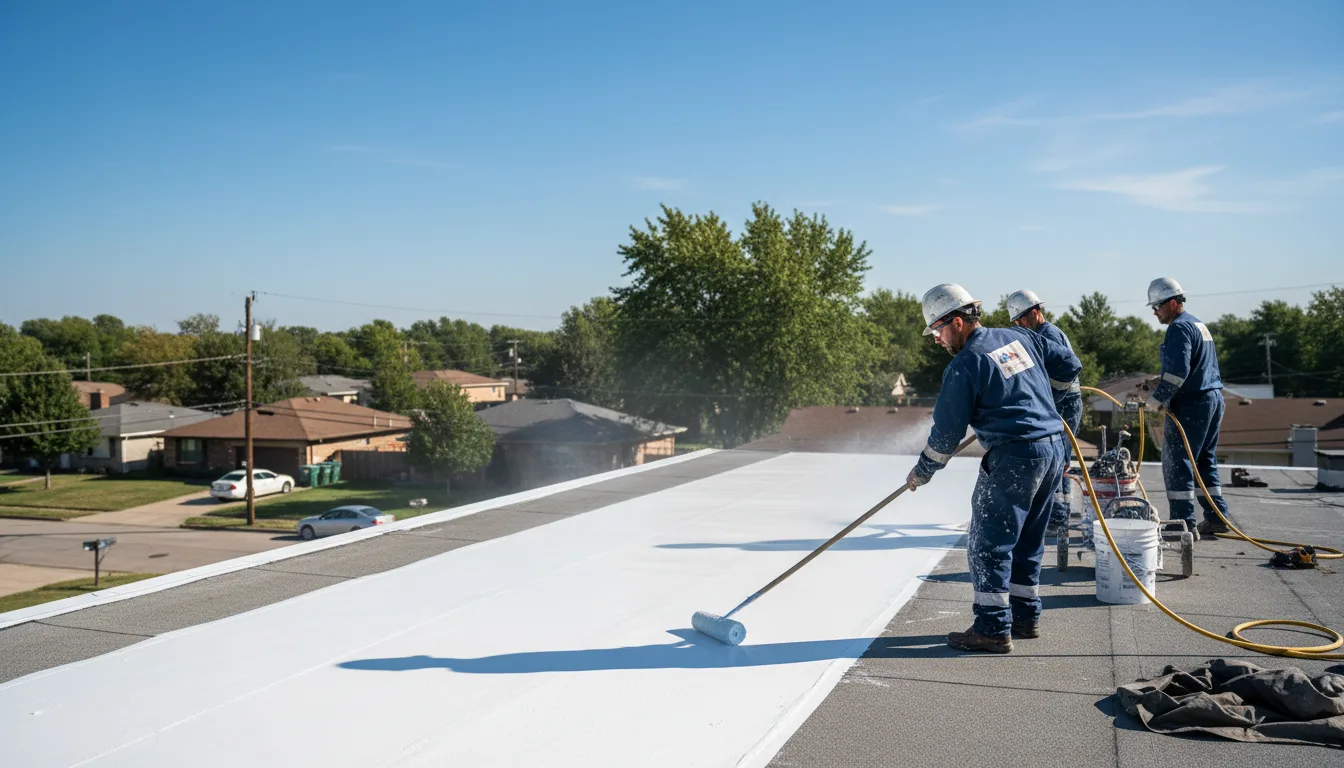 Commercial roof coating in Helena, AR near me